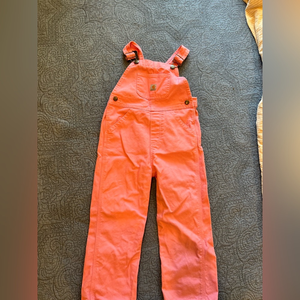 Pink Carhartt overalls size 4